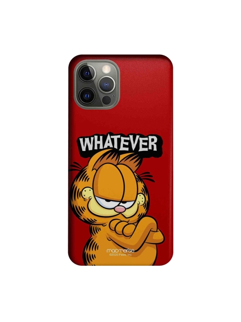 

macmerise Red & Orange Yeah Whatever Printed iPhone 12 Pro Back Case
