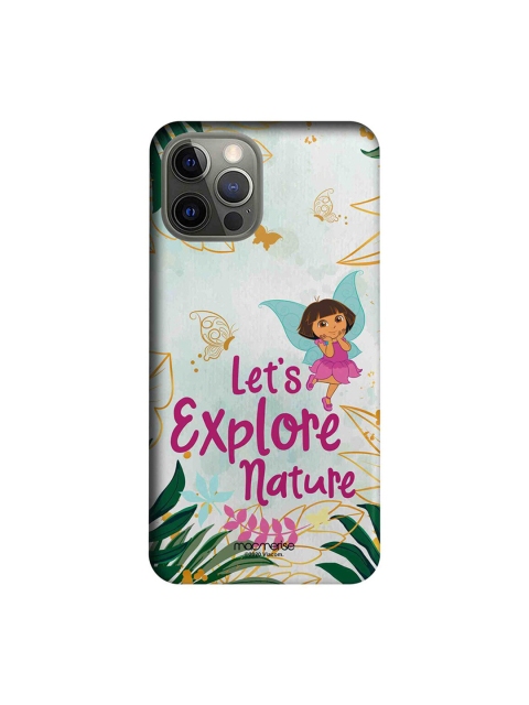 

macmerise Blue & Pink Cartoon Character iPhone 12 Pro Back Case