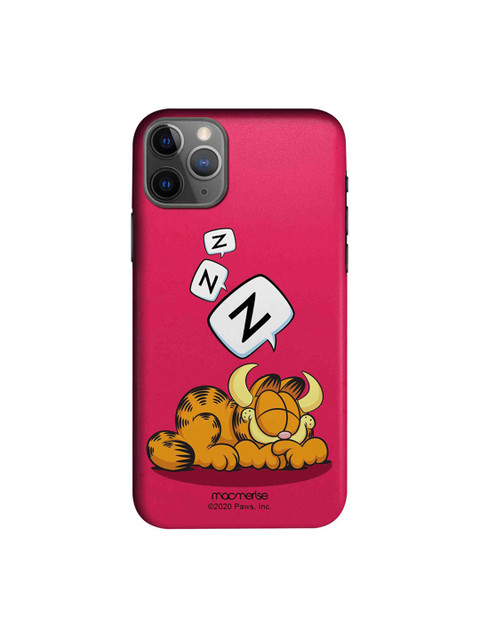 

macmerise Pink & White Cartoon Characters Sleepy Devil iPhone 11 Pro Back Case
