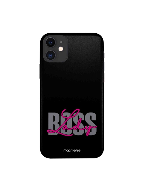 macmerise Black & Grey Cartoon Character iPhone 11 Back Case