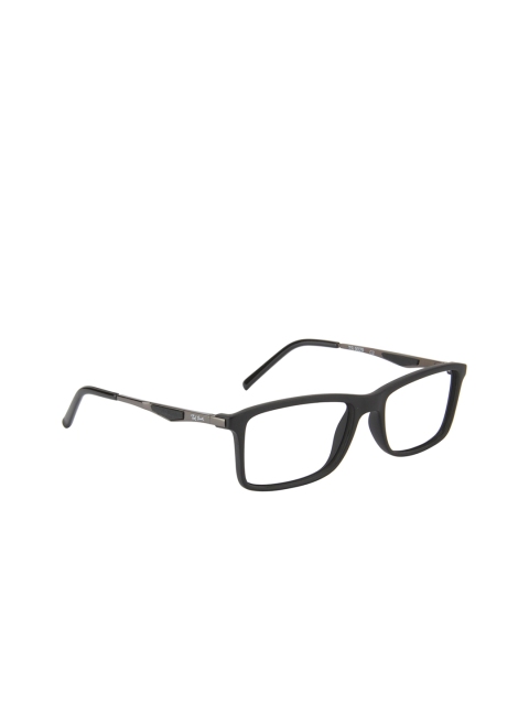 Ted Smith Unisex Black Solid Full Rim Wayfarer Frames TS-N9029_C2