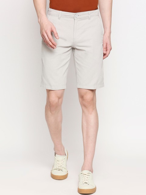 

FiTZ Men Grey Solid Regular Fit Regular Shorts