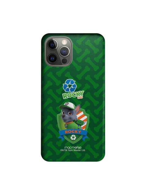 

macmerise Unisex Green Rocky Paw Patrol Print iPhone 12 Pro Mobile Case