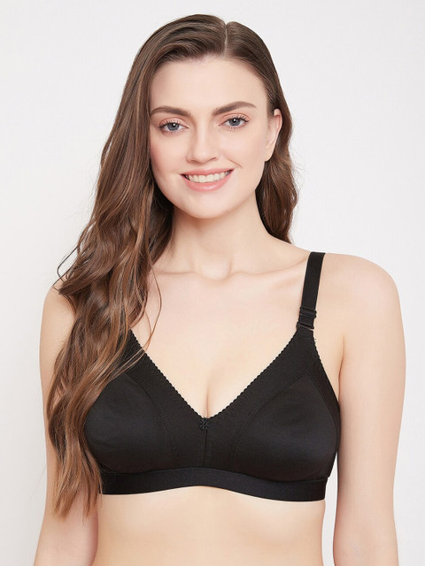 

Klassik Women Black Solid Non-Wired Non-Padded Everyday Bra KLBLKJSKSL
