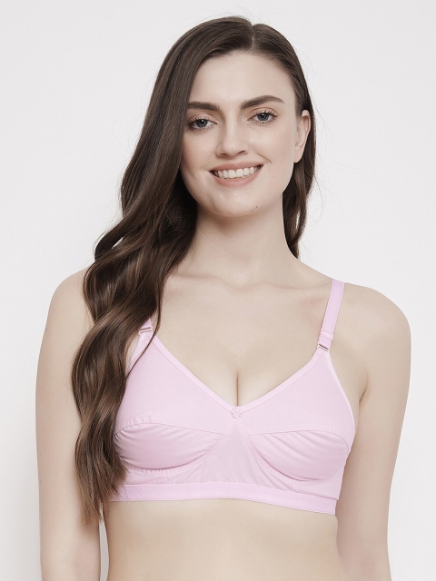 

Klassik Women Pink Solid Non-Wired Non-Padded Everyday Bra KLPNKCFT