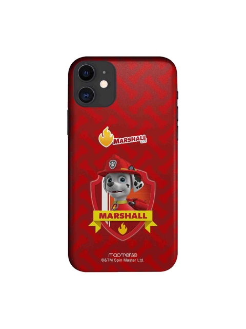 

macmerise Red & Yellow Cartoon Characters Marshall Paw Patrol iPhone 11 Cover
