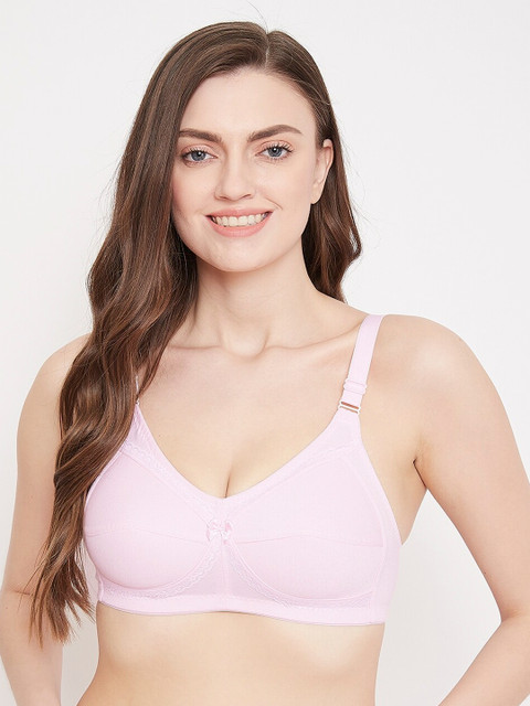 

Klassik Pink Solid Non-Padded Non-Wired Super Support Everyday Bra-KLPNKFLT1