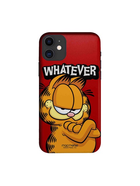 

macmerise Red & Brown Garfield Yeah Whatever iPhone 11 Back Case