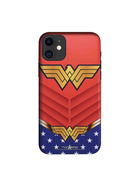 

macmerise Red & Blue DC Comics Suit Up Wonder Woman iPhone 11 Case