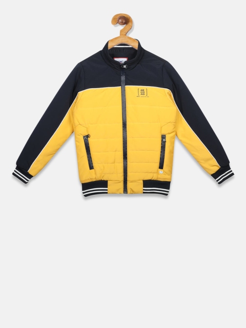 

Monte Carlo Boys Navy Blue Colourblocked Bomber