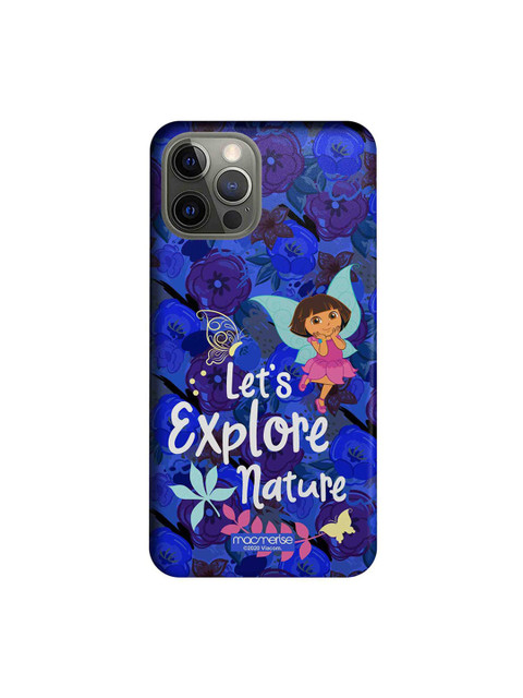 

macmerise Blue & White Explore With Dora Printed iPhone 12 Pro Back Cover