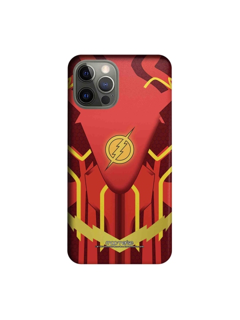 

macmerise Red & Yellow Suit up Flash iPhone 12 Pro DC Comics Printed Back Cover