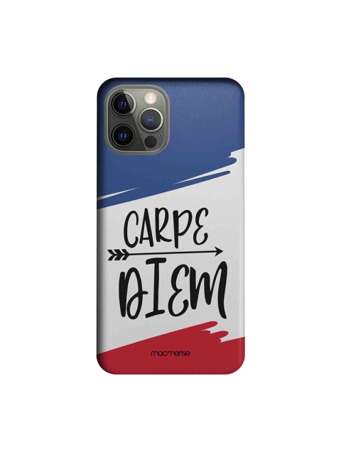 

macmerise Blue & White Carpe Diem iPhone 12 Pro Back Case