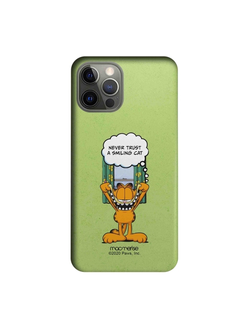 

macmerise Green & Orange Garfield Keep Smiling iPhone 12 Pro Case