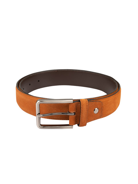 

Da Milano Men Brown Solid Leather Belt