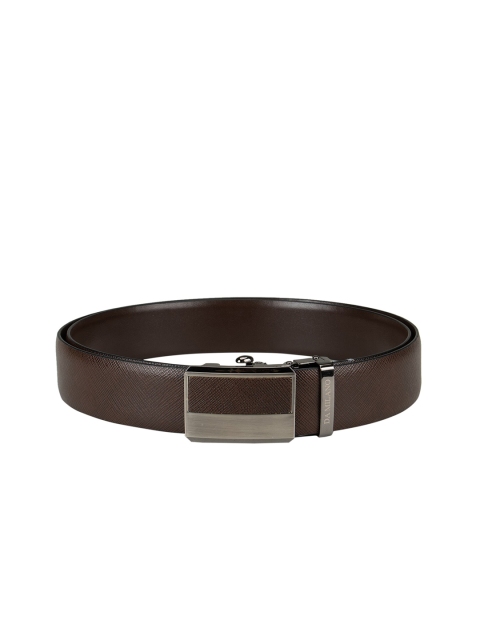 

Da Milano Men Brown Solid Leather Belt