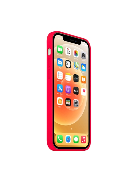 

TREEMODA Pink Solid Silicone iPhone 12/12 Pro Back Case