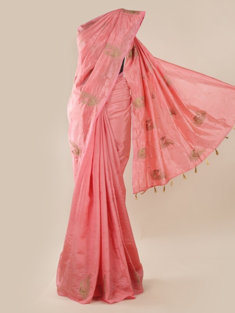 

Pothys Pink Woven Design Saree