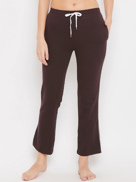 

Clovia Women Brown Solid Lounge Pants
