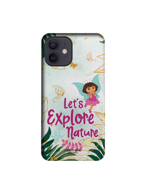 

macmerise Blue & Pink Explore With Dora iPhone 12 Printed Back Cover