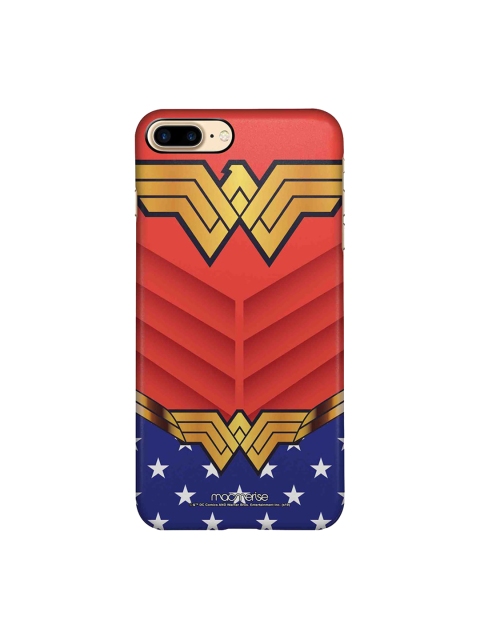 

macmerise Red & Blue DC Comics Suit Up Wonder Woman iPhone 8 Plus Back Case