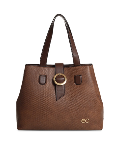 

E2O Brown Solid Shoulder Bag