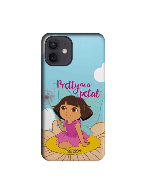 

macmerise Turquoise Blue & Pink Pretty Dora iPhone 12 Back Case