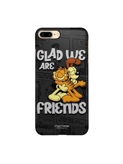 

macmerise Black & Orange Cartoon Characters Garfield Friendly Catdog iPhone 8 Plus Back Case
