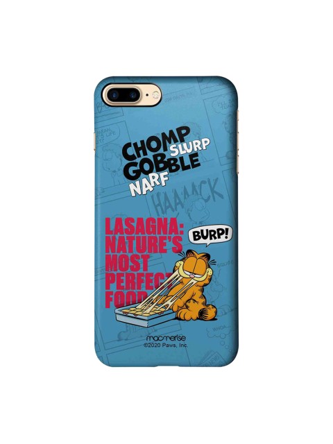

macmerise Blue & Red Perfect Food Garfield iPhone 7 Plus Back Case