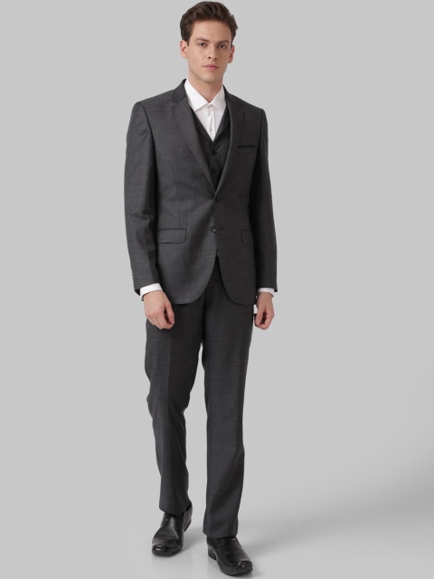 

Raymond Men Charcoal Grey Solid Formal Suit