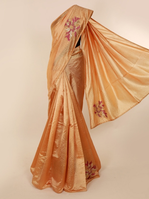 

Pothys Tan Solid Saree