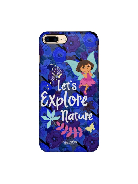 

macmerise Blue & White Cartoon Characters iPhone 8 Plus Back Case