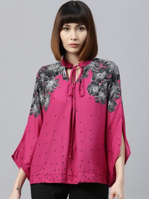 

Park Avenue Woman Pink Printed Top
