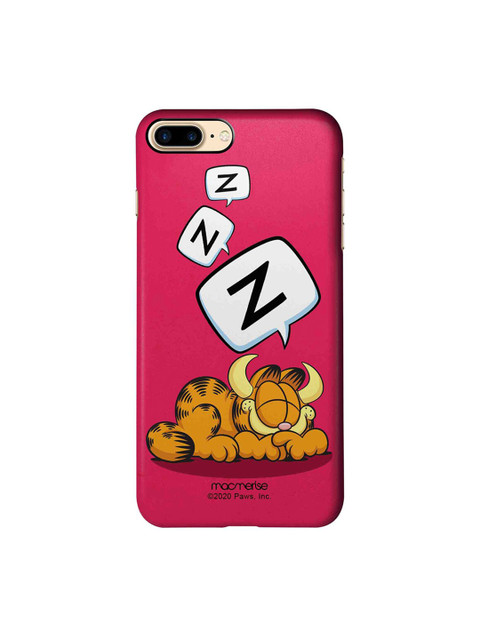 

macmerise Pink & Orange Garfield Sleepy Devil iPhone 7 Plus Back Case