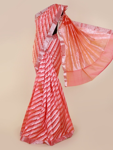 Pothys Pink Woven Design Silk Cotton Saree