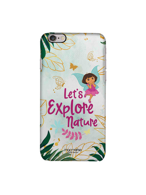 

macmerise Green & Pink Cartoon Characters Explore with Dora iPhone 6S Back Case