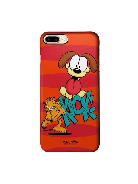 

macmerise Orange & Red Kick to Odie iPhone 7 Plus Back Cover