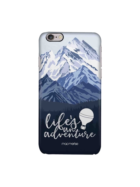

macmerise Navy Blue & White Lifes An Adventure iPhone 6S Back Case