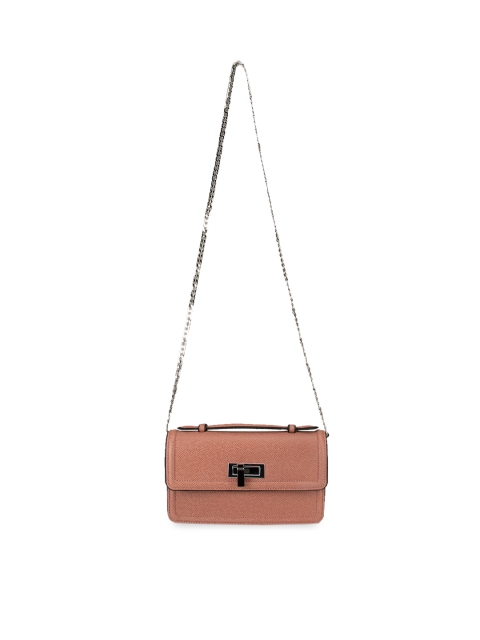 

Da Milano Mauve Textured Sling Bag