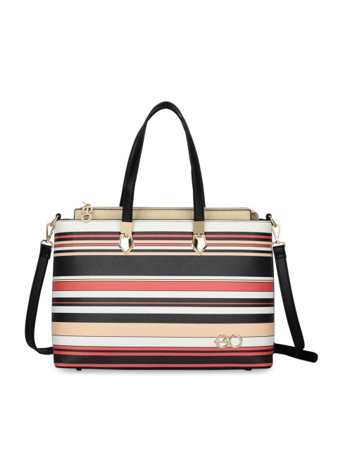 

E2O Multicoloured Striped Shoulder Bag, Multi