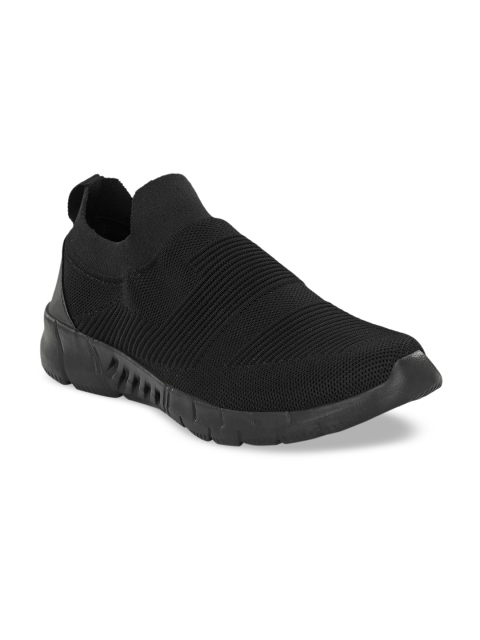 

San Frissco Men Black Sprint Running Shoes