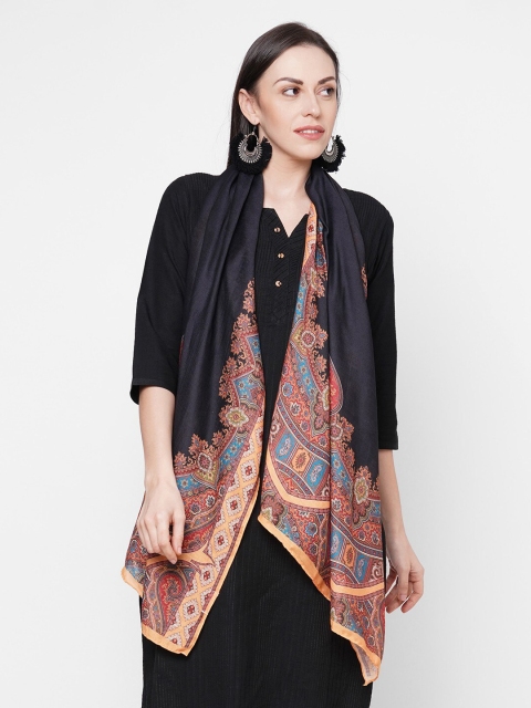 

Get Wrapped Women Black & Red Printed Scarf