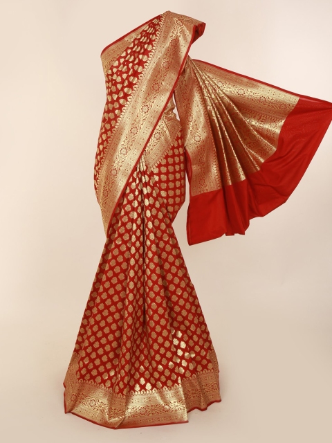 

Pothys Maroon Art Silk Woven Design Banarasi Saree