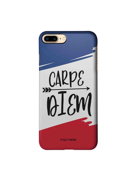 

macmerise Blue & Red Carpe Diem iPhone 7 Plus Macmerise Illustrations Printed Back Cover