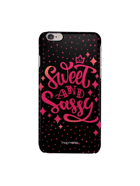 

macmerise Black & Pink Sweet And Sassy iPhone 6 Illustrations Back Case