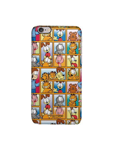 

macmerise Yellow & Blue Garfield Collage iPhone 6S Printed Back Cover