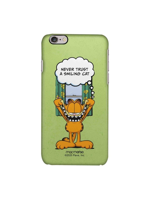

macmerise Green & White Never Trust A Smiling Cat iPhone 6 Back Case