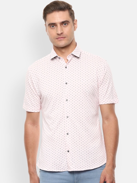 

Van Heusen Sport Men Pink Slim Fit Printed Casual Shirt