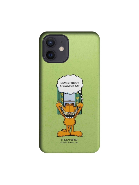 

macmerise Green & White Cartoon Characters Keep Smiling iPhone 12 Back Case