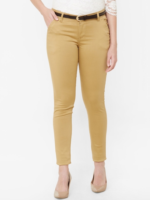 

Juliet Women Khaki-Coloured Slim Fit Mid-Rise Clean Look Jeans
